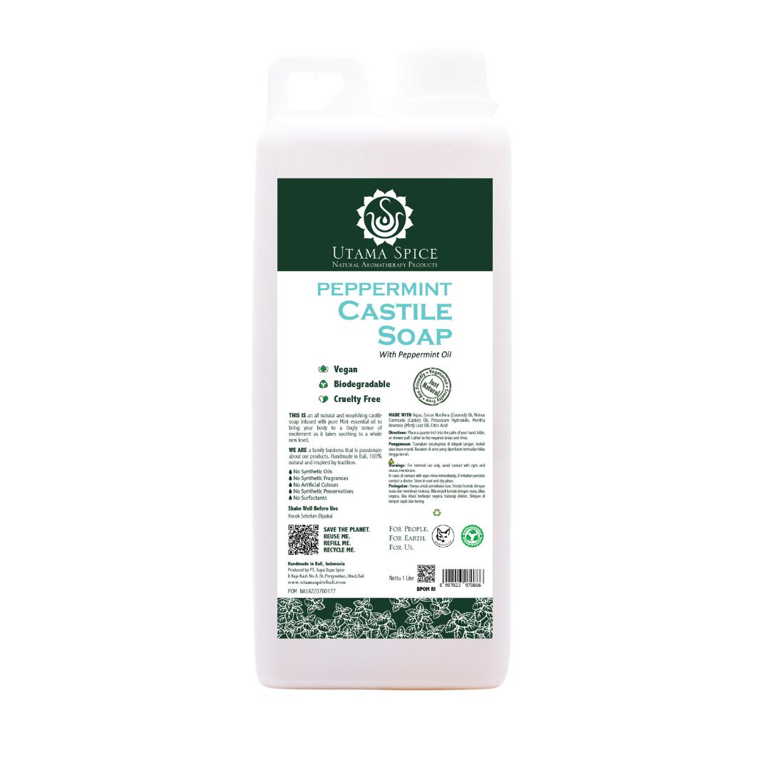 Castile Soap Peppermint 1 Liter