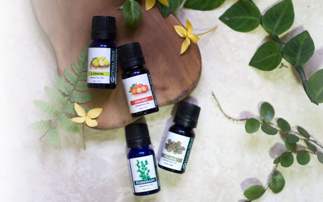 Creating your own blends using essential oils.