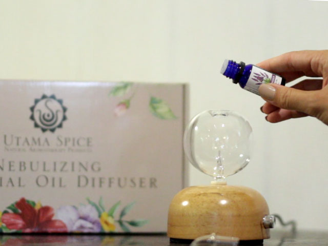 Utama Spice Bali Danau Satu Nebulizing Essential Oil Diffuser